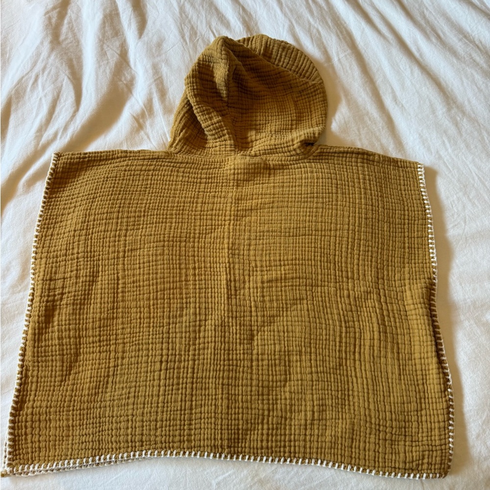 Parachute Tan Hooded Garment with White Trim - Picture 4 of 4